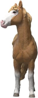 Schleich® Mustang Stute HORSE CLUB Weiß-Braun Kunststoff Bild 3