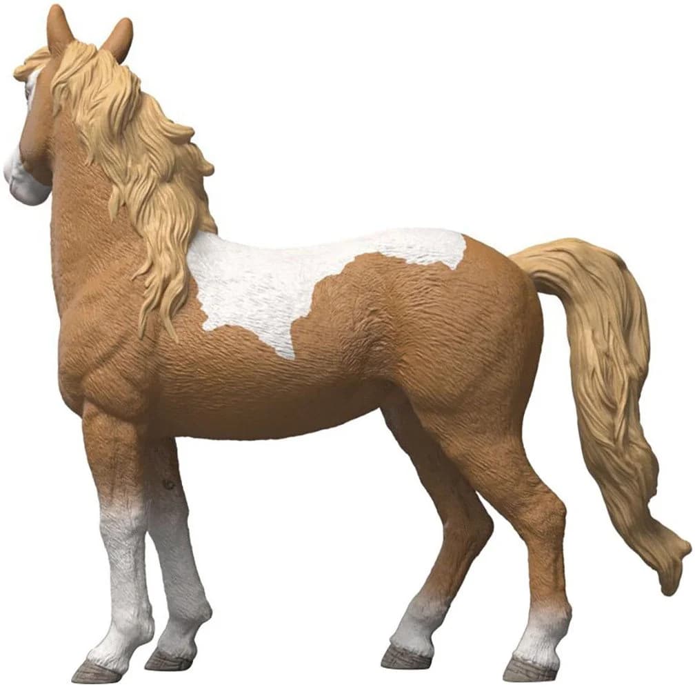 Schleich® Mustang Stute HORSE CLUB Weiß-Braun Kunststoff - Bild 4