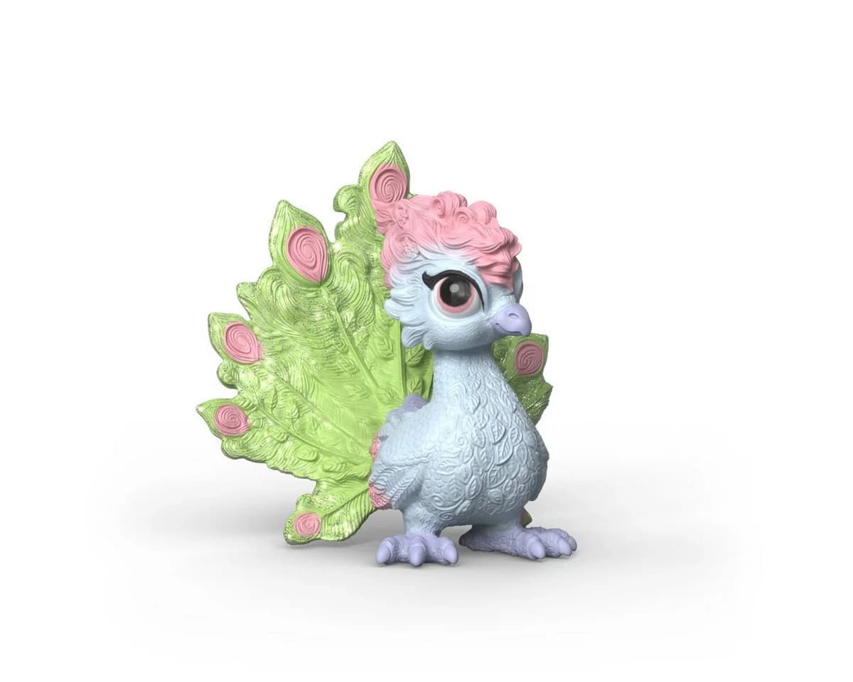 Schleich BAYALA Baby Pfauenküken Spielfigur Bunt - Bild 2