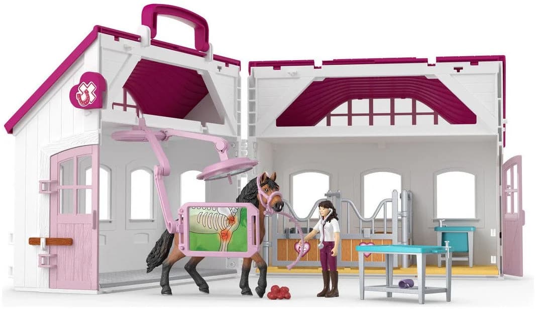 Schleich® Spielwelt HORSE CLUB Pferdeklinik Heilende Hufe 64-tlg - Bild 2