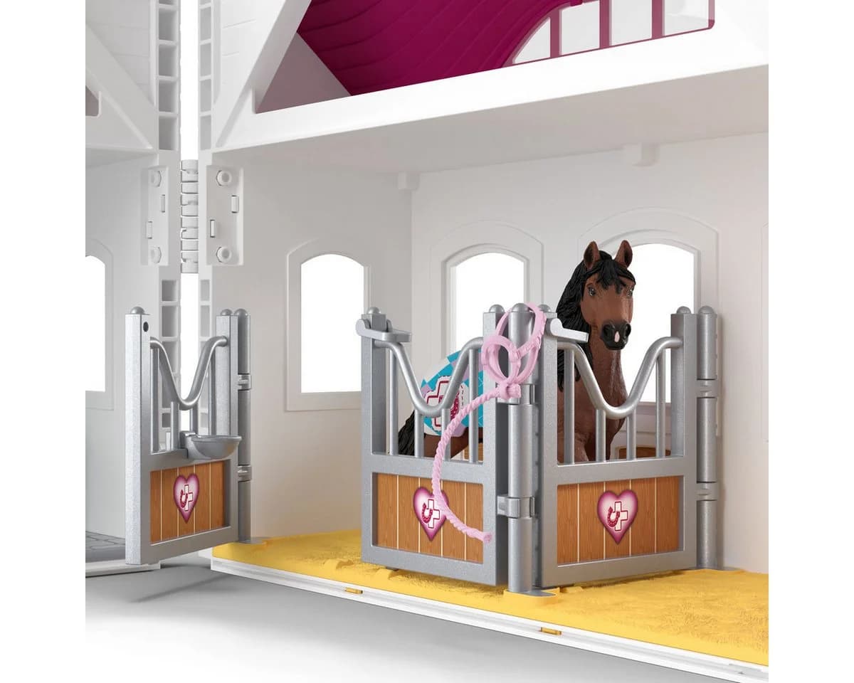 Schleich® Spielwelt HORSE CLUB Pferdeklinik Heilende Hufe 64-tlg - Bild 4