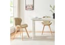 en.casa Esszimmerstuhl 6er Set Beige Kunstleder Buche Bild 1