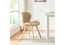 en.casa Esszimmerstuhl 6er Set Beige Kunstleder Buche Bild 3