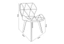 en.casa Esszimmerstuhl 6er Set Beige Kunstleder Buche Bild 5