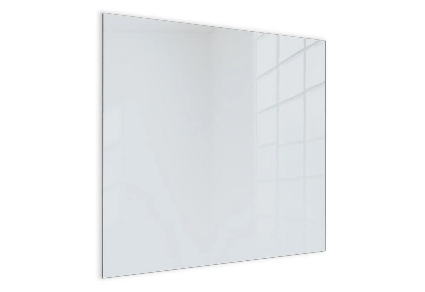 Primedeco Magnettafel Glas Hellgrau 30x30 cm Whiteboard Pinnwand