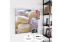 Primedeco Magnettafel Glas Lavendel Macarons Pinnwand Whiteboard Bild 4