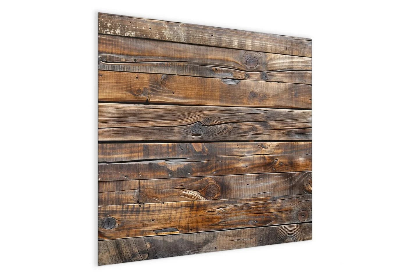 Primedeco Magnettafel Glas Holzmaserung Pinnwand Whiteboard beschreibbar