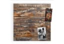 Primedeco Magnettafel Glas Holzmaserung Pinnwand Whiteboard beschreibbar Bild 2