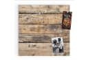 Primedeco Magnettafel Glas Holzmaserung Whiteboard beschreibbar Bild 2
