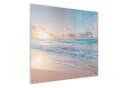 Primedeco Magnettafel Glas Sonnenaufgang Strand Whiteboard beschreibbar Bild 1