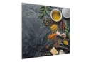 Primedeco Magnettafel Glas Whiteboard beschreibbar mit Magneten Bild 1