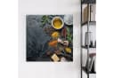Primedeco Magnettafel Glas Whiteboard beschreibbar mit Magneten Bild 3