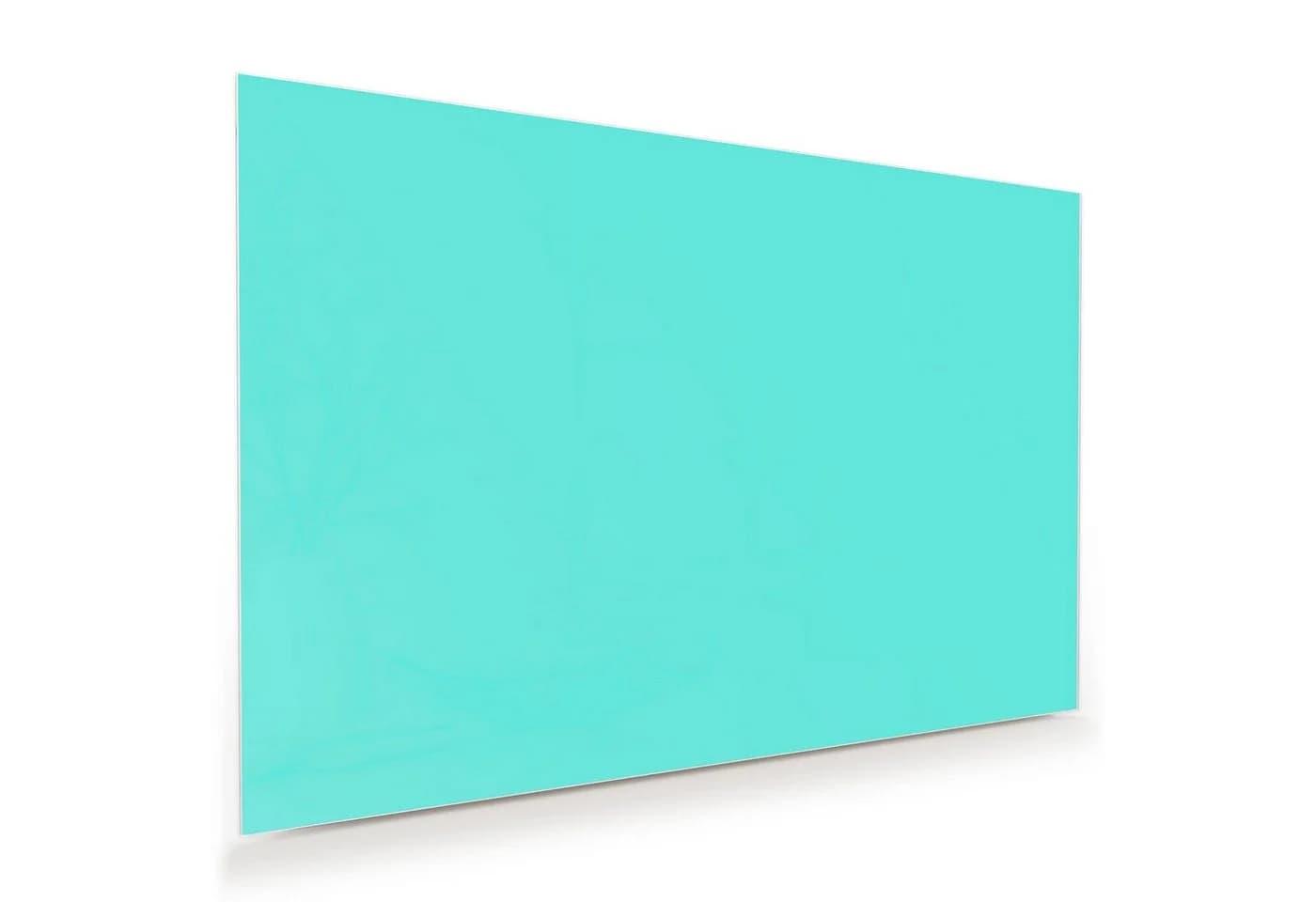 Primedeco Glasbild Wandbild Mintblauer Hintergrund mit Aufhängung - Bild 2