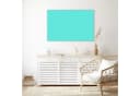 Primedeco Glasbild Wandbild Mintblauer Hintergrund mit Aufhängung Bild 3