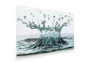 Primedeco Glasbild Wassertropfen Splash mit Aufhängung, Strand & Meer Bild 2