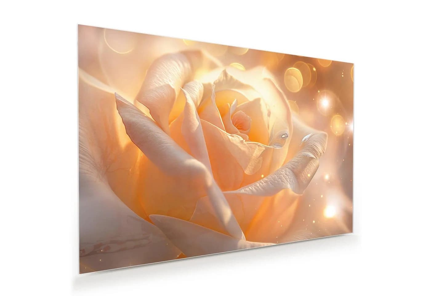 Primedeco Glasbild Wandbild Leuchtende Blüte mit Aufhängung - Bild 2