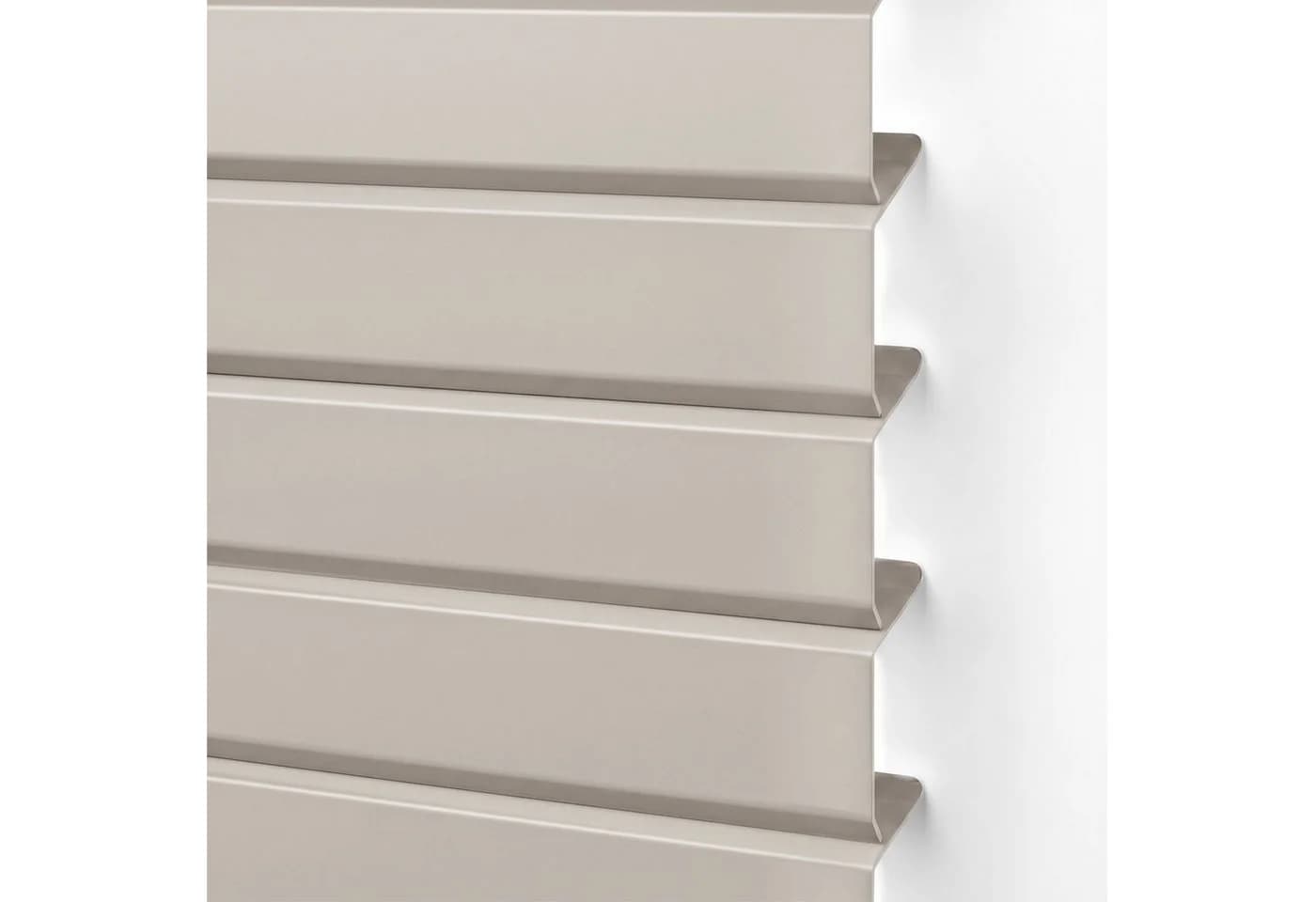 Victoria M. Aluminium-Jalousie Grau-Beige L-Profil Verdunkelnd - Bild 3