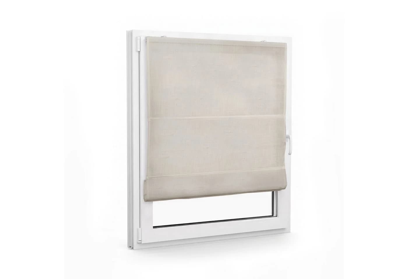 Victoria M. Raffrollo Ivora Premium Blickdicht Beige