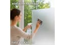 Nomiro Fensterfolie Sichtschutz Silber Frosted Selbstklebend PVC Bild 1