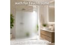 Nomiro Fensterfolie Sichtschutz Silber Frosted Selbstklebend PVC Bild 5