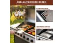 eluno Plancha-Set Edelstahl Grillplatte mit Zubehör Bild 4