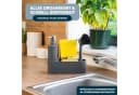 eluno Spülbecken Organizer Grau mit Seifenspender Bild 1