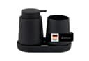 eluno Badaccessoire-Set TESERO 3tlg. Schwarz Soft-Touch Bild 2