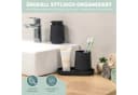eluno Badaccessoire-Set TESERO 3tlg. Schwarz Soft-Touch Bild 4
