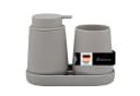 eluno Badaccessoire-Set TESERO 3tlg. Soft-Touch Grau Bild 2