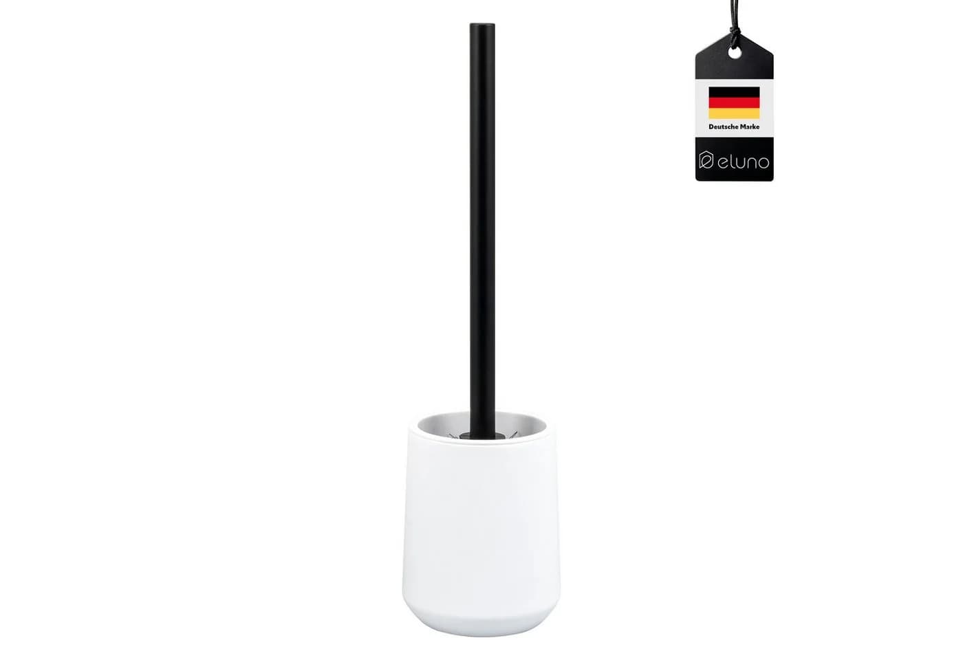 eluno WC-Garnitur WC-Bürste inkl. 1x Ersatzbürstenkopf Kunststoff - Bild 2
