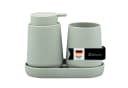 eluno Badaccessoire-Set TESERO 3tlg. Soft-Touch Salbei Bild 2