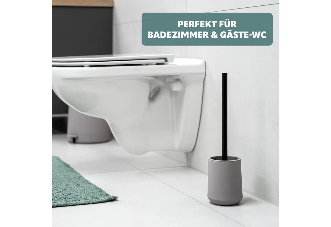 eluno WC-Garnitur TESERO Kunststoff Taupe - Bild 4