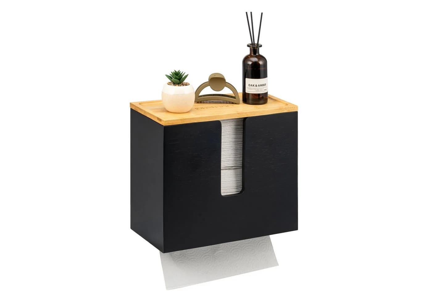 eluno Papiertuchspender Bambus - Bild 2