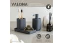 eluno Badaccessoire-Set VALONA 3tlg. Soft-Touch Grau Bild 1
