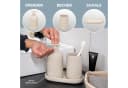 eluno Badaccessoire-Set CERANO 3tlg. Beige Keramik Bild 5