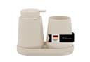 eluno Badaccessoire-Set TESERO 3tlg. Soft-Touch Beige Bild 2
