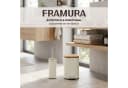 eluno Badaccessoire-Set 2-tlg. Beige/Braun Metall & Bambus Bild 1