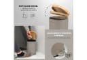 eluno Badaccessoire-Set 2-tlg. aus Metall und Bambus Braun Bild 3