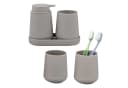 eluno Badaccessoire-Set TESERO 5tlg. Soft-Touch Grau Bild 2