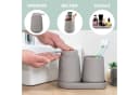 eluno Badaccessoire-Set TESERO 5tlg. Soft-Touch Grau Bild 3