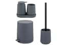 eluno Badaccessoire-Set TESERO 5tlg. Soft-Touch Grau Bild 2