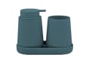 eluno Badaccessoire-Set TESERO 3tlg. Blau Soft-Touch Bild 2