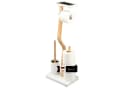 eluno WC-Garnitur freistehend 4in1 Weiß Holz Metall Bild 2