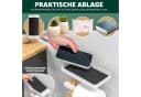 eluno WC-Garnitur freistehend 4in1 Weiß Holz Metall Bild 3