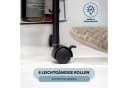 eluno Waschbeckenunterschrank Metall Schwarz mit Rollen Bild 5