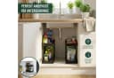 eluno Küchenorganizer-Set Spülschrank-Organizer 2er Set Schwarz Bild 5