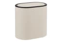 eluno Kosmetikeimer oval mit Schwingdeckel, 6 Liter, beige Bild 2