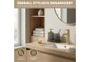 eluno Badaccessoire-Set BURANO 3tlg. Schwarz Gold Glas Bild 3