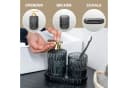 eluno Badaccessoire-Set BURANO 3tlg. Schwarz Gold Glas Bild 5