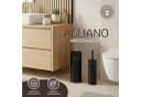 eluno Badaccessoire-Set AGLIANO 2tlg. Schwarz Loch-Dekor Bild 1